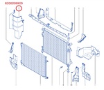 Захист генератора (дефлектор біля радіатора) Renault Trafic II 1.9 dCi